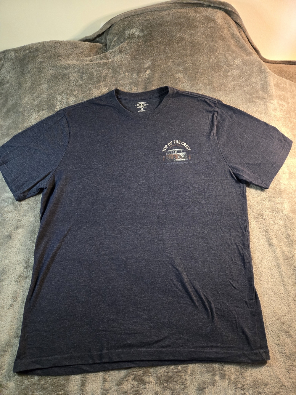 Jerzees Navy Short Sleeve Graphic Tee
